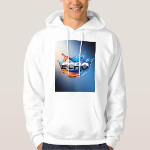Blue Modern Gene Suno Eenvoudige hoodies T-shirt