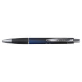 Blue Modern Monogram Business Promotional Gift Pen (Achterkant)