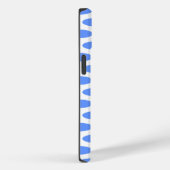 Blue Modern Oval op Emporiomoffa Case-Mate iPhone Case (Achterkant / Rechts)