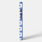 Blue Modern Oval op Emporiomoffa Case-Mate iPhone Case (Achterkant / Links)