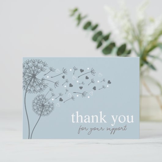 Blue Modern Script QR-code, dank u zakelijk Informatiekaartje (Staand voorkant)