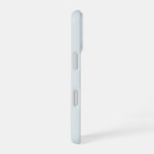 Blue Modern Sketched Script Gepersonaliseerde naam iPhone 16 Hoesje (Rechterkant)