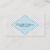 Blue Modern Stars Visitekaartje Contactkaartje (Voorkant)