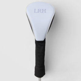Blue Modern Women's Monogram Golf Driver Hoesje Golfheadcover