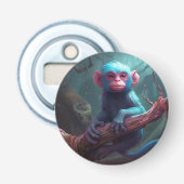 Blue Monkey Button Flesopener (Voorkant)