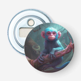 Blue Monkey Button Flesopener