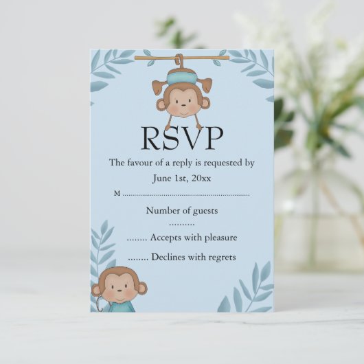 Blue Monkey RSVP (Staand voorkant)