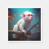 Blue Monkey Servet (Voorkant)