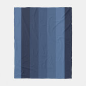 Blue Monochromatic Fleece Deken (Voorkant)