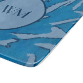 Blue Monogram Agave Cutting Board Snijplank (Hoek)