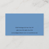 Blue Monogram Consultant Visitekaartje (Achterkant)