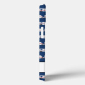 Blue Monogram Mail Carrier Postal Truck Case-Mate iPhone Case (Achterkant / Rechts)