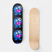 BLUE MONSTER ALIEN Skateboard (Voorkant)