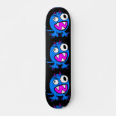 BLUE MONSTER ALIEN Skateboard (Voorkant)