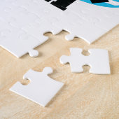 Blue Monster Truck Heart Crusher Valentijn Legpuzzel (Zijkant)