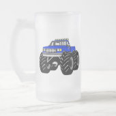 BLUE MONSTER TRUCK MATGLAS BIERPUL (Links)
