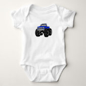 Blue Monster Truck Romper (Voorkant)