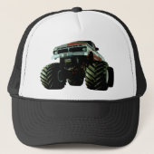 Blue Monster Truck Trucker Pet (Voorkant)