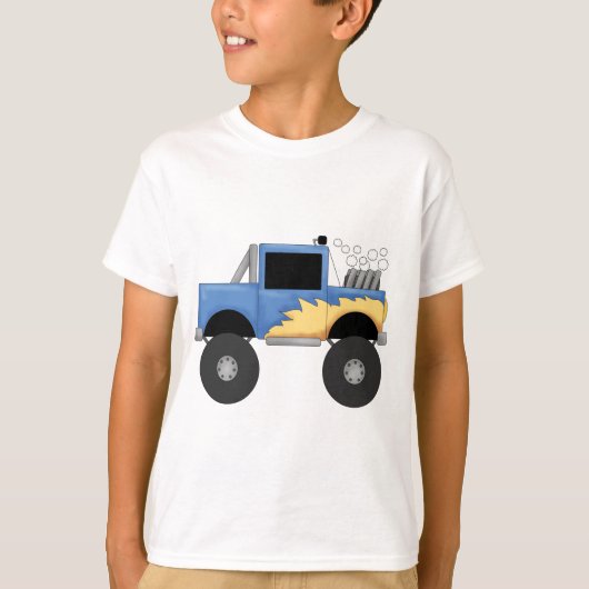Blue Monster Truck Tshirts en Gifts (Voorkant)