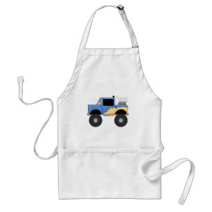 Blue Monster Truck Tshirts en Gifts Standaard Schort