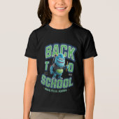 Blue Monster's Back-to-School Missie! Tri-Blend Shirt (Voorkant)