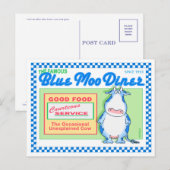 BLUE MOO DINER, Boynton Briefkaart (Voorkant / Achterkant)