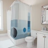 Blue Moods Douchegordijn (In situ)