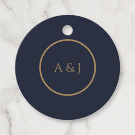 Blue Moody Floral Bedankjes Labels