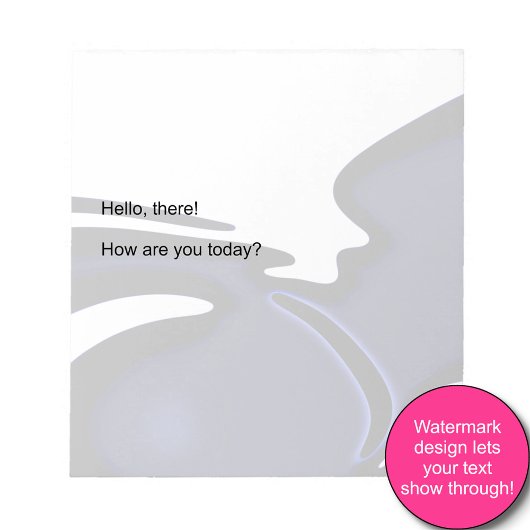 Blue Moon: Abstract blauw, wit & zwart Notitieblok