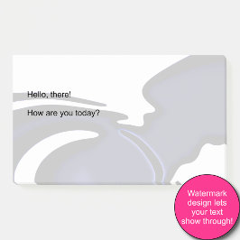 Blue Moon: Abstract blauw, wit & zwart Post-it® Notes