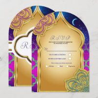 Blue Moon Arabian Nights Glam Gold Paarse RSVP