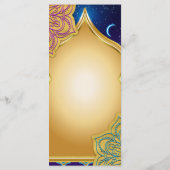 Blue Moon Arabian Nights Glam Goud Paars Menu (Achterkant)