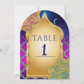 Blue Moon Arabian Nights Glam Goud Tafelnummer (Voorkant)