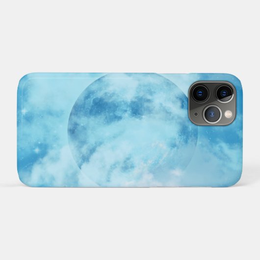 BLUE MOON ARTISTIC NGHT SKY Case-Mate iPhone CASE (Achterkant (horizontaal))