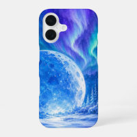 Blue Moon Aurora Hoesje voor Telefoon