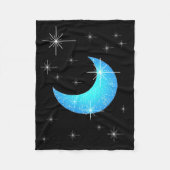 Blue Moon Baby Blanket Fleece Deken (Voorkant)