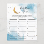 Blue Moon Baby Name Shower Game (Voorkant)