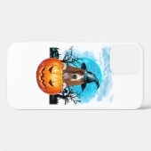 Blue Moon Basset Hound Witch Pumpkin Halloween Case-Mate iPhone Case (Achterkant (horizontaal))