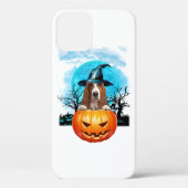 Blue Moon Basset Hound Witch Pumpkin Halloween Case-Mate iPhone Case (Achterkant)