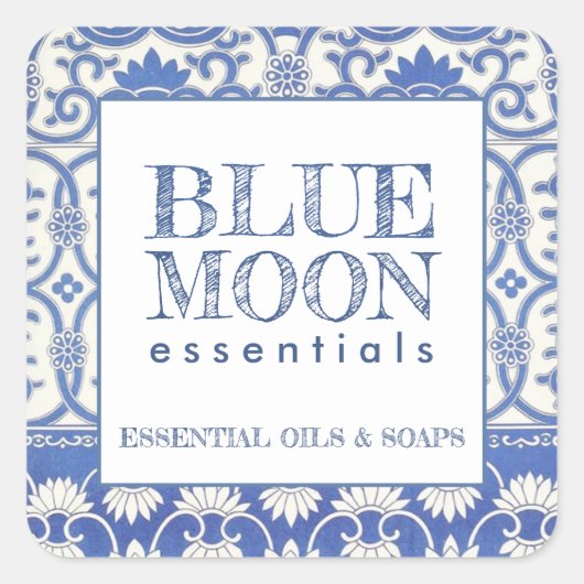 Blue Moon Beauty Producten Label Stickers (Voorkant)