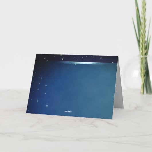 Blue Moon Bedankkaart (Achterkant)