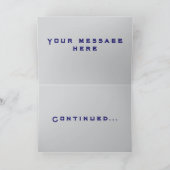 Blue Moon Bedankkaart (Binnen)