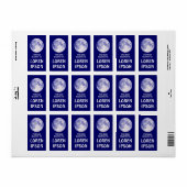 Blue Moon - Book Bord Etiket (Full Sheet)