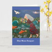 Blue Moon Bouquet Kaart (Gele Bloem)