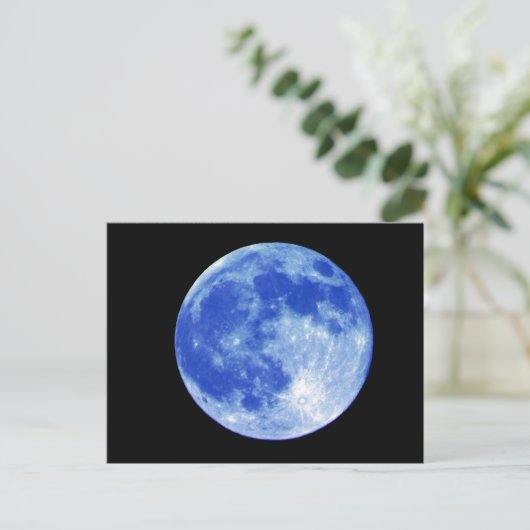 Blue Moon Briefkaart (Staand voorkant)