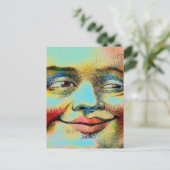 Blue Moon Briefkaart (Staand voorkant)