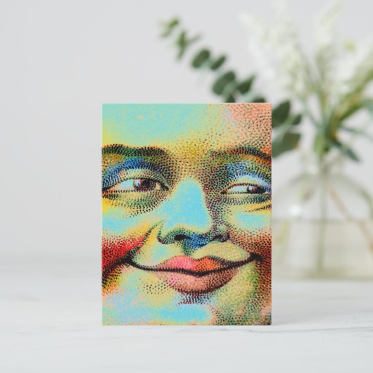 Blue Moon Briefkaart (Staand voorkant)