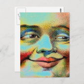 Blue Moon Briefkaart (Voorkant / Achterkant)