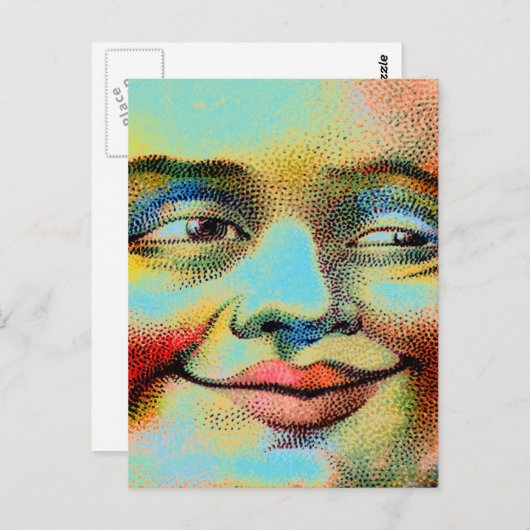 Blue Moon Briefkaart (Voorkant / Achterkant)