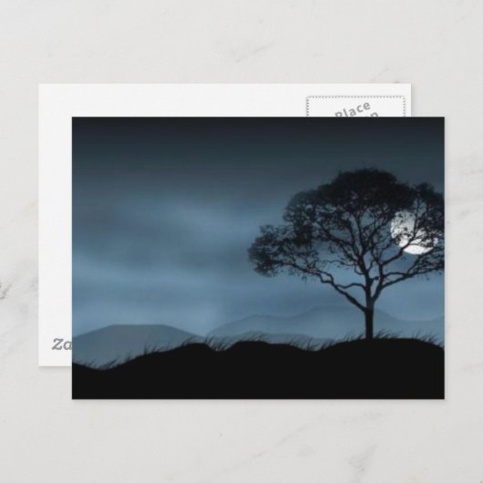 BLUE MOON BRIEFKAART (Voorkant / Achterkant)